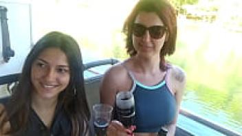 Legs is recognised by a man who is with her, which further confuses matters because her companion divulges everything.