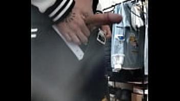 In the bedroom, an amateur handjob