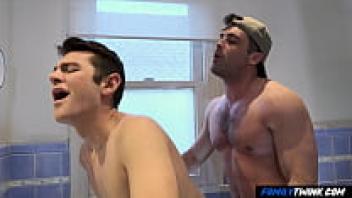Shaving My Stepson Nuts with FamilyTwink