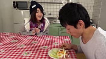 Virgin Step-Brother gets his first blowjob in uncensored JAV porn from a petite Japanese sister.