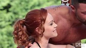 Sunny Threesome by the Pool Playmate is loved by the husband and wife.