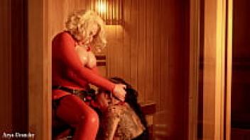 This is a free latex porn video with Arya Grander and Dredda Dark, a lesbian couple with a lustful face and deep throat training.