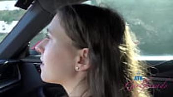 Roadhead POV and a beach visit with Kourtney Ray, who enjoyed having her pussy played with