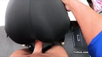 The suspect in her costume is adored by the mall cop.