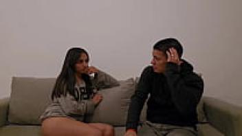 When we are in the bathroom making love, my friend wants a facial cumshot.