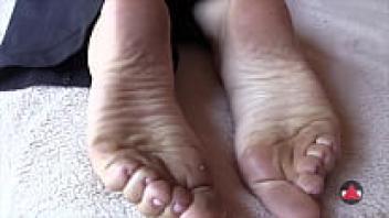 Fetish Collection of Wrinkled Soles and Foot
