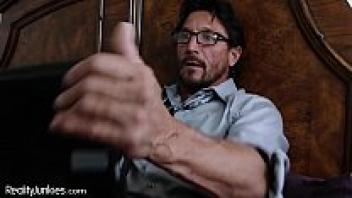 My stepfather was caught jerking his cock to teen porn!