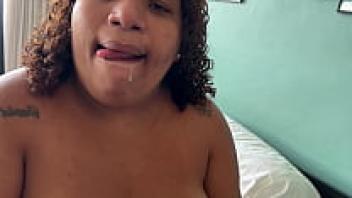 Married BBW who adores her neighbour for filming with her scumbag husband