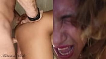 The most agonising anal dessert to give on Valentine's Day: In the restroom, STEPDADDY ROUGH and POWER adore his STEPDAUGHTER.