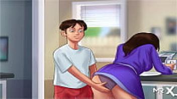 E2 # 33 of SummertimeSaga: Mature Fondling in the Kitchen