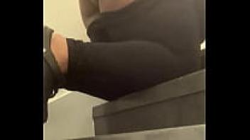 On the stairs, someone nearly caught us in love.