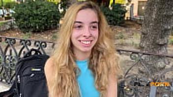 Irina, who is only eighteen, wants to learn how to work as a porn performer at PepePorn!