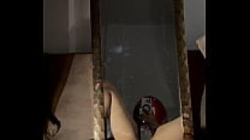 Goth big ass masturbating