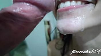 An actual amateur blowjob