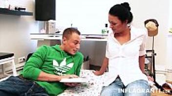 Sexy, pervy German stepmother