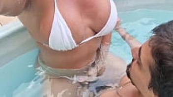 In the pool, he made me feel attracted.