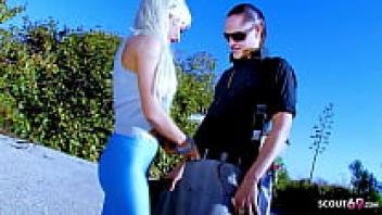 Spandex's Nymphomaniac Yoga MILF entices Rough Outdoor lovers