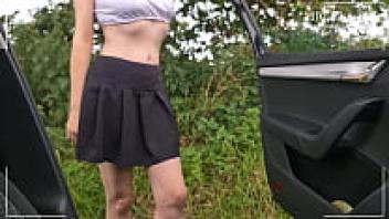 One pov movie of scarlett passion and one steamy pick-up backseat love