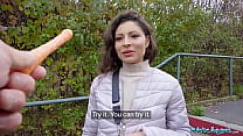 Big tits, public agent POV sex and Helina Dream large dick public blowjob