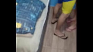 My boyfriend came on my tits after I performed a Spanish for him for the first time!