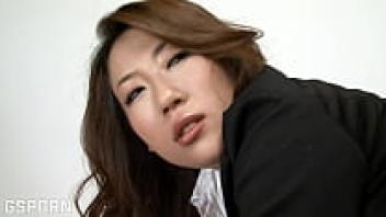 Using sex toys and strong cock to entice a gorgeous Japanese woman