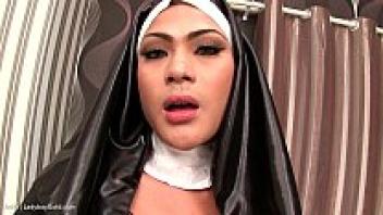 Ladyboy Anita Bareback Naughty Nun
