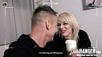 On the first date, British Milf Bitch APRIL PAISLEY is drinking coffee with Dick (FULL SCENE)-DATERANGER.com