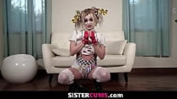 Cosplayer Sister Beaten by Her Brother on SisterCums.com