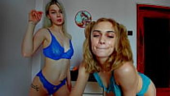 Teens taunting live in sexy lingerie