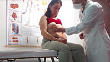 The gynaecologist adores the patient and sticks his finger in the ass!