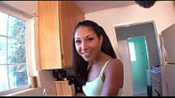 Adoring a gorgeous brunette