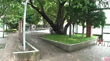 Mizuki, the attractive Japanese girl, is adored and picked up.