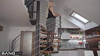 Glamkore: Karol Lilien, a gorgeous European babe, stripteases her partner