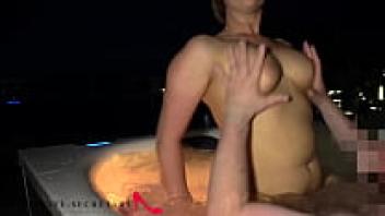 My private secretary and the boss getting together for a shower and jacuzzi after work