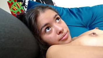 Vaginal orgasm when I touch my pussy, petite teen