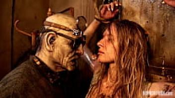 Horrible, perverse grandfather who adores a sweet teenage girl with his filthy wife