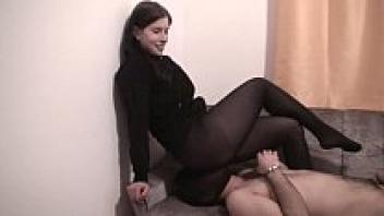 Slaves in nylons, facesitting girls