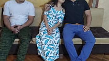 NTR Jav, a bad wife and gorgeous, mature beauty, gets loved in front of her cuckold husband while he's sleeping.