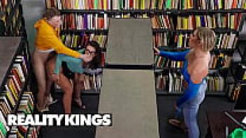 Waters, Mandy Jimmy Michaels and other lustful students are looked after by the librarian—REALITY KINGS