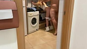 Before Creampie arrives, the teen falls deeply in love with her stepfather in the kitchen.