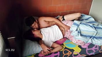 My girlfriend and I in the morning