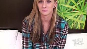 A brand-new 18-year-old blonde gets creampied