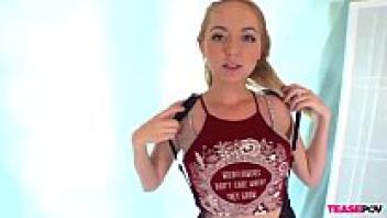 8. Adorable adolescent chick cock care