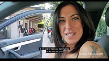 Sabrina Ice, an Italian beauty, get a lot of affection from outdoor and swallow GL294 exhibitionism.