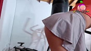 In the gym, I get naughty.