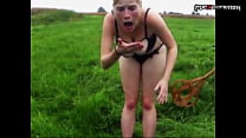 Clip 11: Little Lili Posing and Spanking Outside—MIX—Full Version Sale: $18