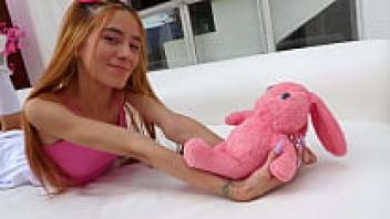 Little Chloe, who is innocent, is twice penetrated. DP. 6 on 1. LTP404.