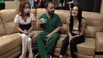 Doctor Tampa and Nurse Stacy Shepard, who have other plans for Blaire @GirlsGoneGyno Reup, mandate sports physicals for bratty orphan Blaire Celeste in order to cheer her on.