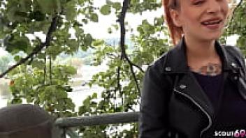 EYE-ROLLING ORGASM SEX FOR REDHEAD BITCH NATASHA AT PICKUP: GERMAN SCOUT