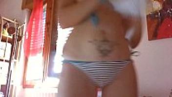 Your lovely tanned mother pushes her enormous ass on your face and squirts like a baby.